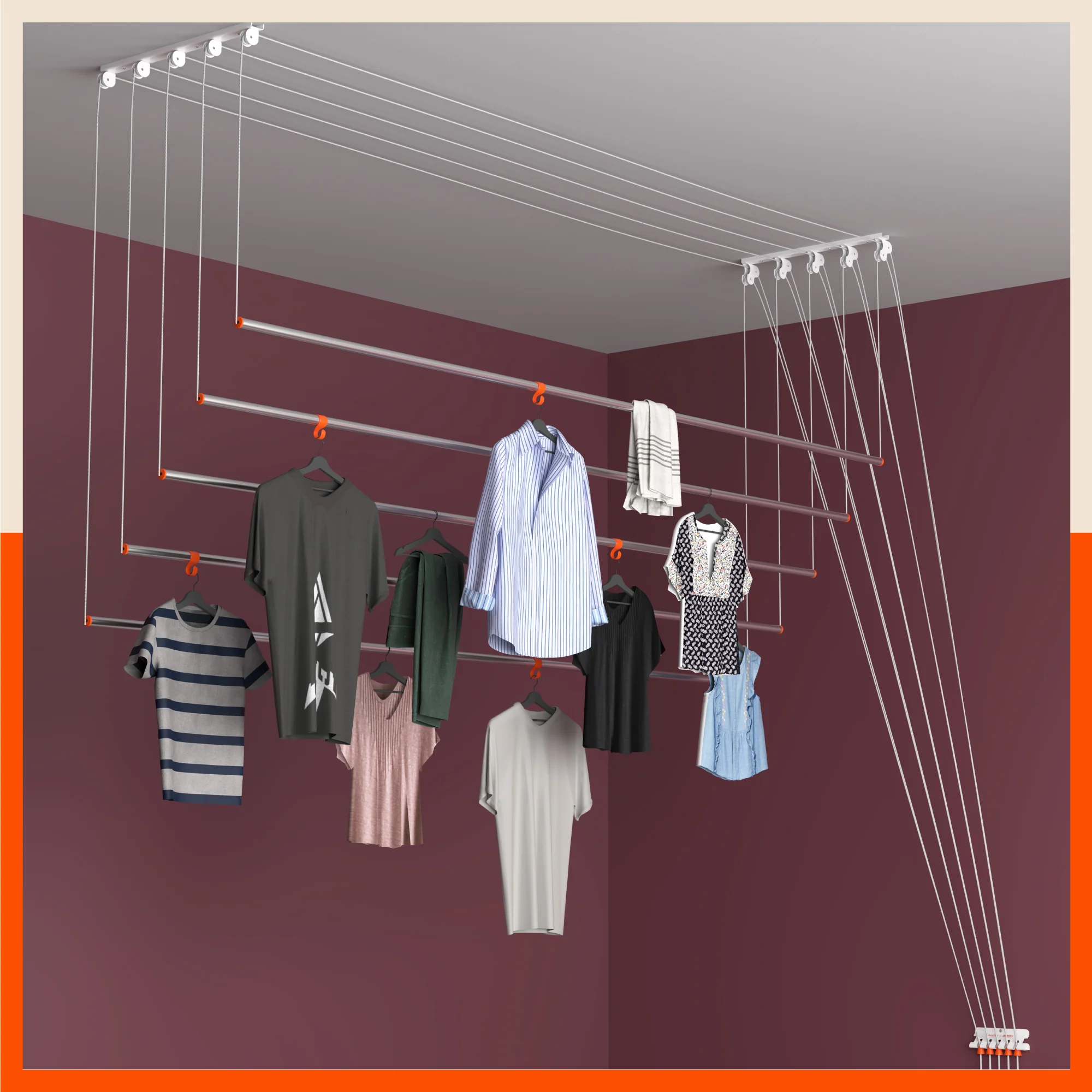 Modern automatic cloth hanger
